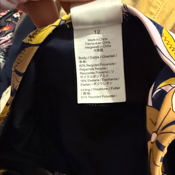 J.CREW Cutout one-shoulder one-piece swimsuit in dusk floral 12 - Picture 3 of 3